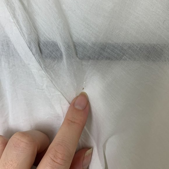 Premise oversized swing blouse ombre dip dye white blue small - Picture 6 of 7